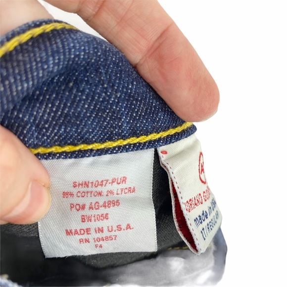 Adriano Goldschmied AG The Shorty Cropped Cuffed Jeans Size 27 - Picture 11 of 11